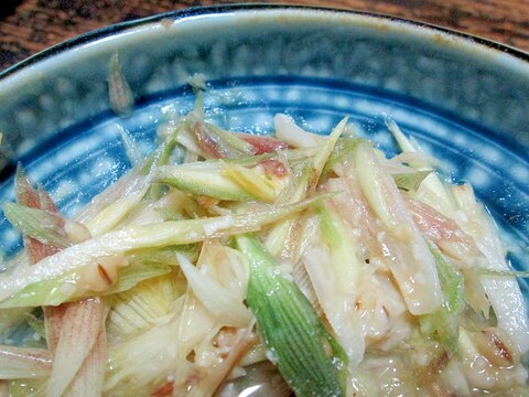 みょうがの田舎味噌和え